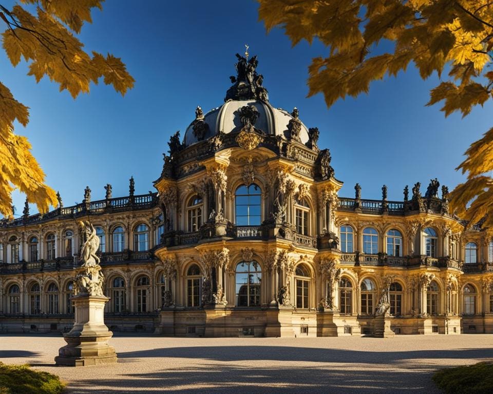 Duitsland: Het Zwinger-paleis in Dresden verkennen.