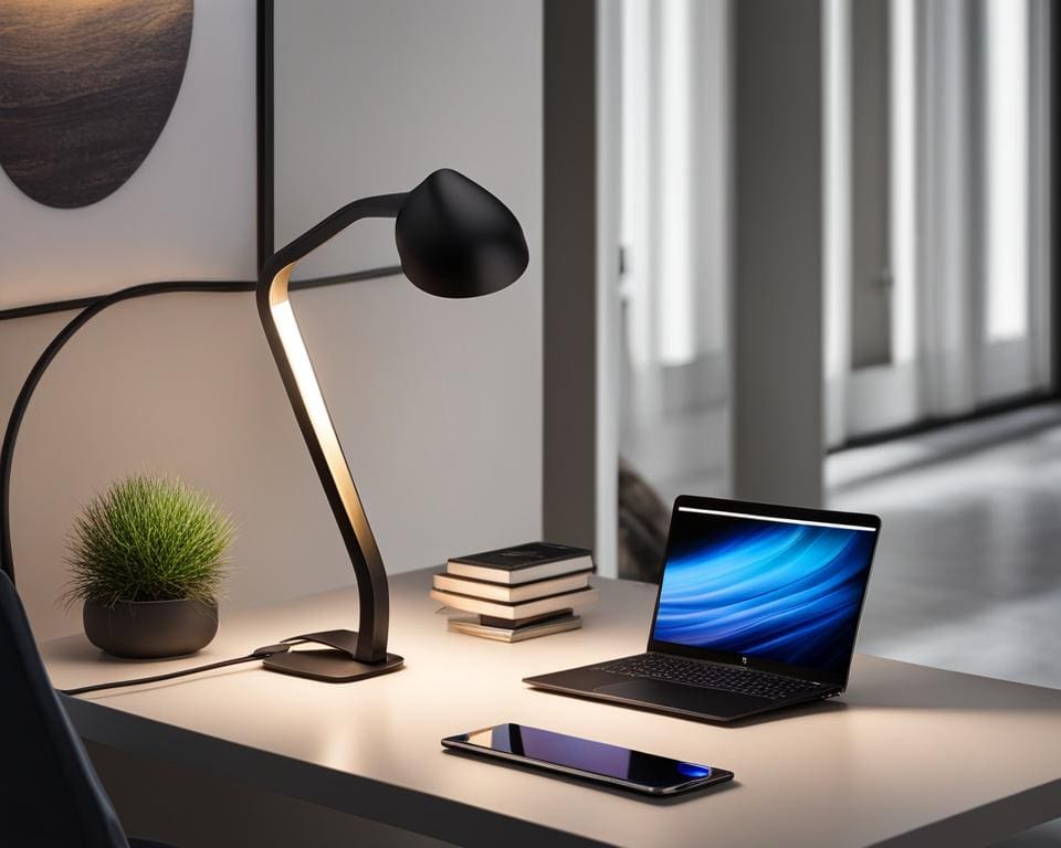 LED Bureau Lamp met USB-poort - Multifunctionele verlichting voor je werkplek.