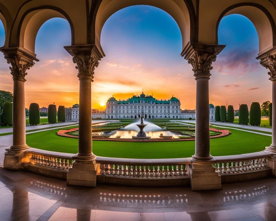 Oostenrijk: Het Belvedere Paleis in Wenen bezoeken.