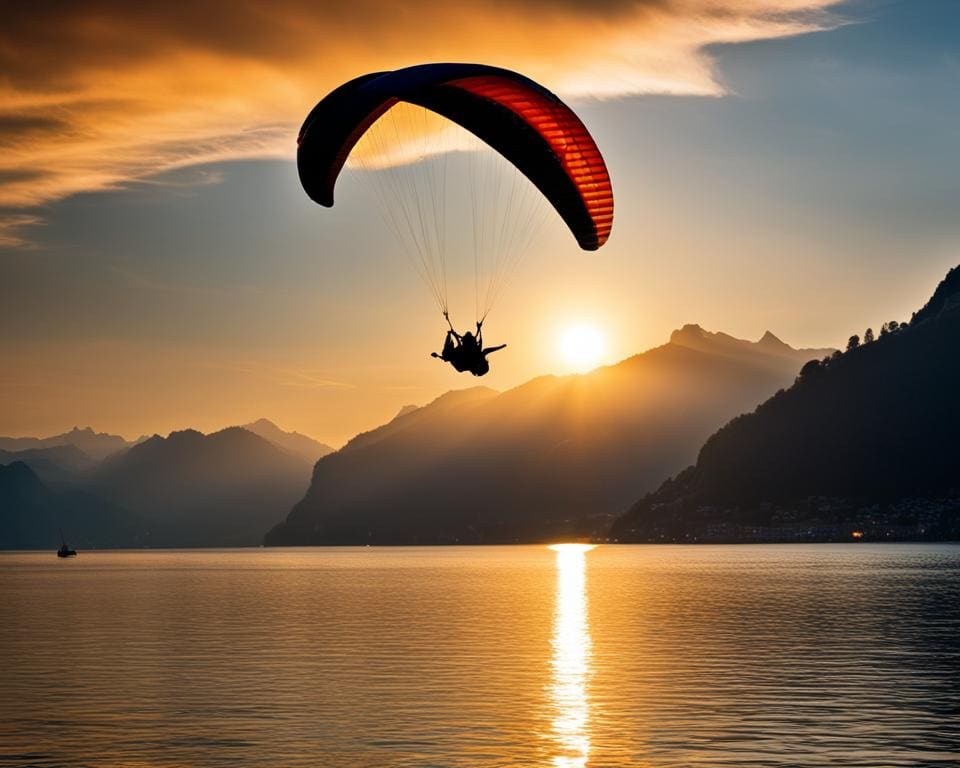 vrijetijdsbesteding paragliden