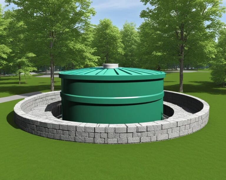 hoe groot moet een septic tank zijn