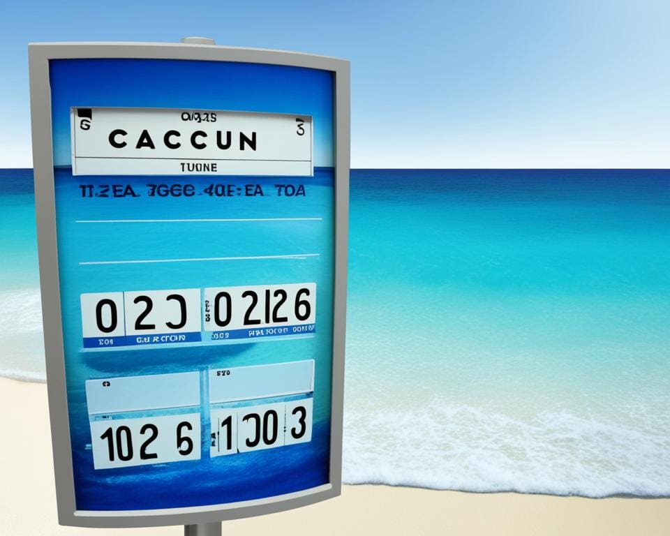 hoe laat is het in cancun mexico