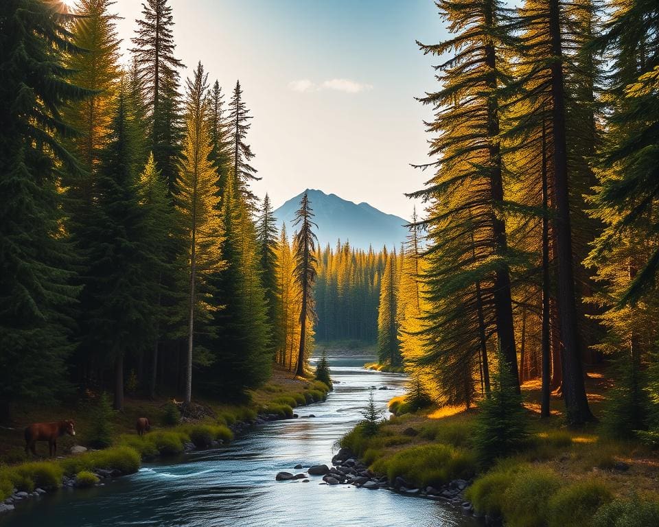 Natuur bewonderen in de ongerepte bossen van Alaska