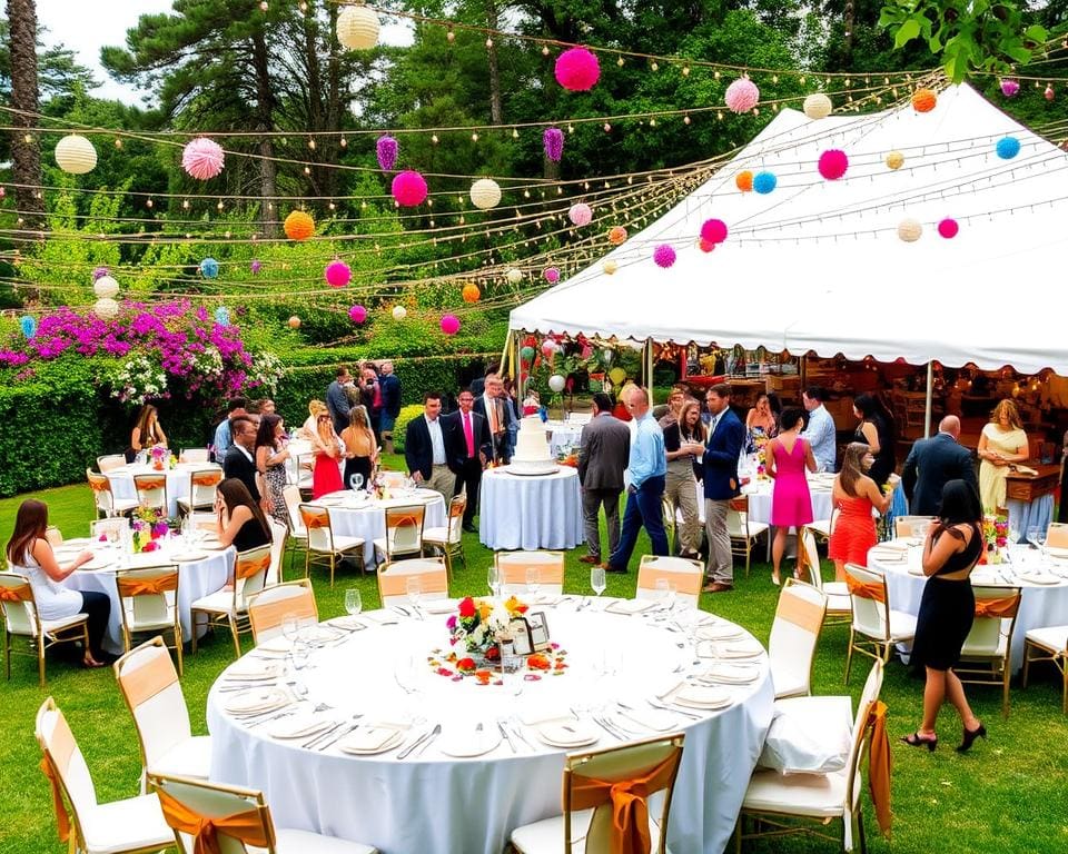 jubileumfeest op eigen terrein